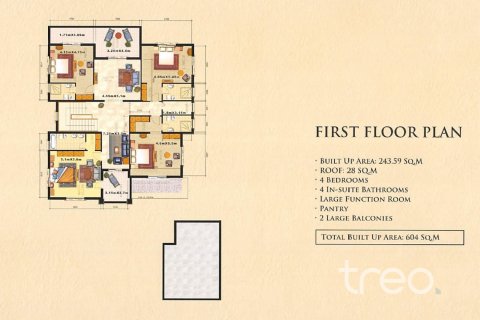 Vila v Falcon City of Wonders, Dubai, SAE 5 ložnice, 603.96 m² Č.: 755419 - fotografie 21