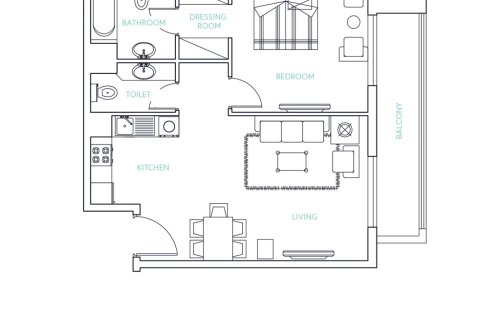 Byt v Dubai, SAE 1 pokoj, 41 m² Č.: 728552 - fotografie 7