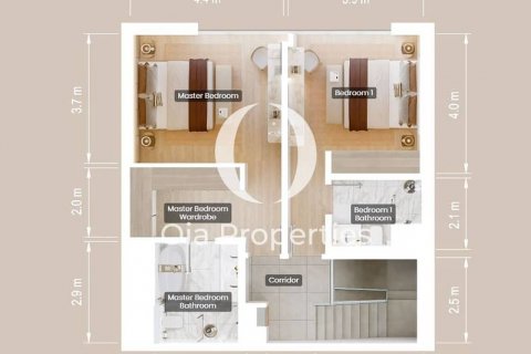 Byt v Abu Dhabi, SAE 2 ložnice, 155 m² Č.: 644599 - fotografie 13