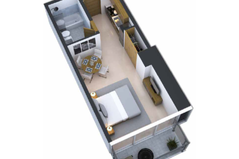 Apartemen di Business Bay, Dubai, UEA 1 ruangan nomor 690188 - foto 6