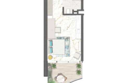 Apartman u gradu Business Bay, Dubai, UAE 1 soba Br. 690184 - Slika 9