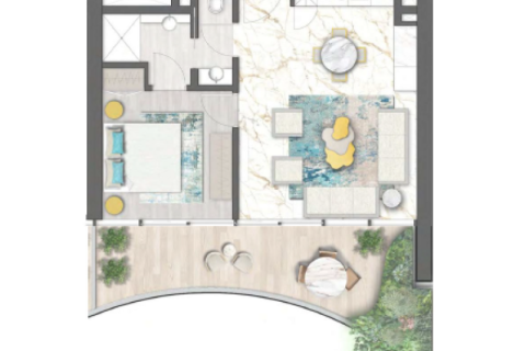 Apartman u gradu Business Bay, Dubai, UAE 1 soba Br. 690184 - Slika 11