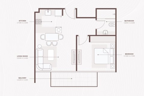 Apartman u Al Jaddaf, Dubai, UAE 1 soba, 46 m2 Br. 728395 - fotografija 13