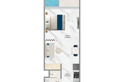 Apartment sa Dubai Silicon Oasis, UAE 1 silid, 36 sq.m. № 732787 - larawan 6