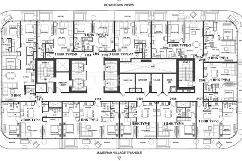 Apartament de vânzare în Jumeirah Village Triangle, Dubai, EAU 2 dormitoare, 97 mp.  №712002 - poză 29