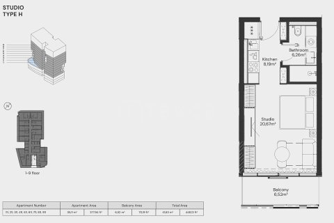 Купить квартиру в Дубай, ОАЭ 2 комнаты, 74м2, № 711997 - фото 17