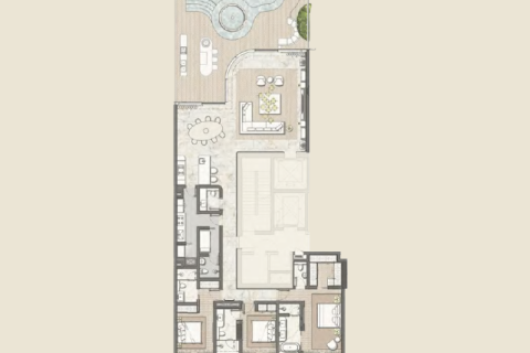 Al Safa, Dubai, UAE의 판매용 펜트하우스 침실 3개 번호 690277 - 사진 6