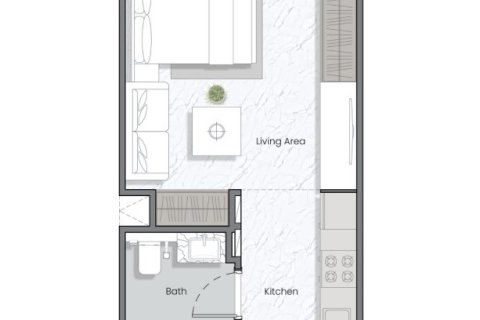 Appartement te koop in Al Marjan Island, Ras Al Khaimah, VAE 1 kamer, 36 vr.m., nr 704979 - foto 24