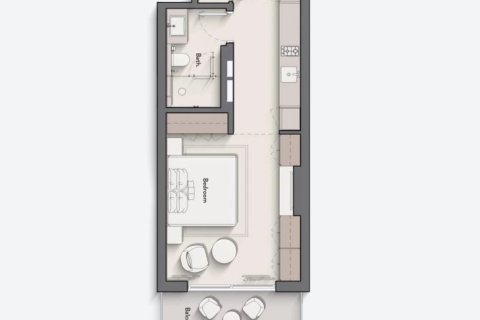 Apartment sa HILLMONT RESIDENCES sa Jumeirah Village Circle, Dubai, UAE 42 sq.m. № 704978 - larawan 6