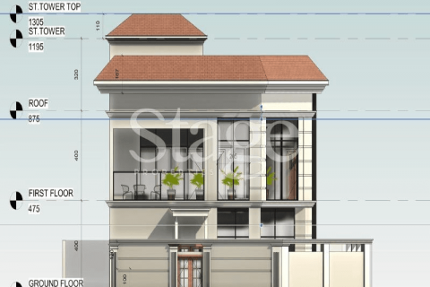 Villa till försäljning i Tilal City, Sharjah, UAE 5 sovrum, 709 kvm Nr. 639094 - fotografi 7