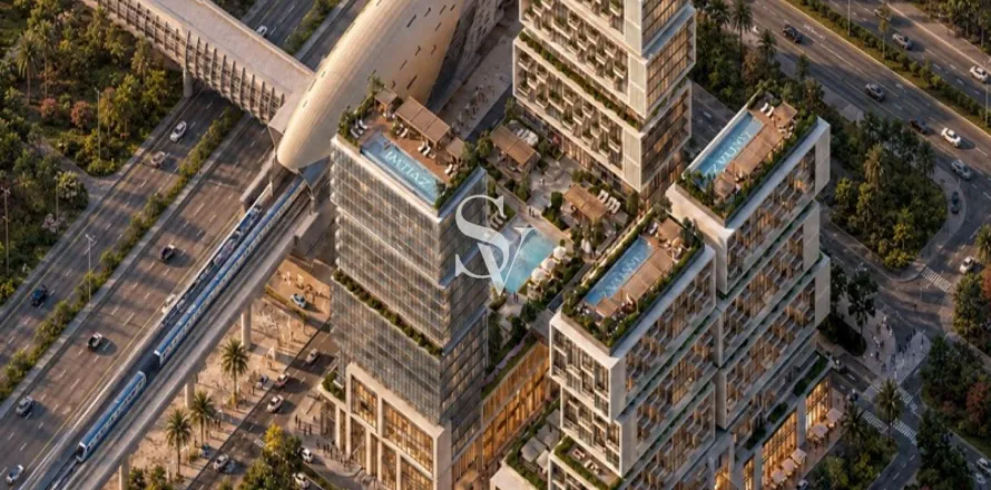 Квартира в Downtown Jebel Ali, Дубай, ОАЕ 1 спальня, 64м2 № 732077
