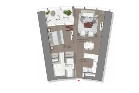 Leilighet til salgs i Business Bay, Dubai, Emiratene 1 soverom, 72 kvm Nr. 738028 - Foto 12