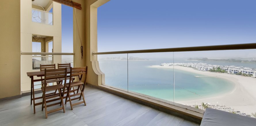 דירה ב Palm Jumeirah, Dubai, איחוד האמירויות 1 חדר שינה, 105.54 מ"ר מספר 750429