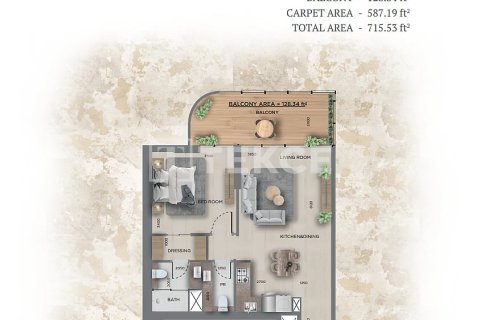 Lägenhet till försäljning i Jumeirah Village Circle, Dubai, UAE 2 sovrum, 126 kvm Nr. 758119 - fotografi 19