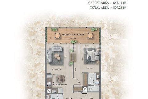 Lägenhet till försäljning i Jumeirah Village Circle, Dubai, UAE 2 sovrum, 126 kvm Nr. 758119 - fotografi 17