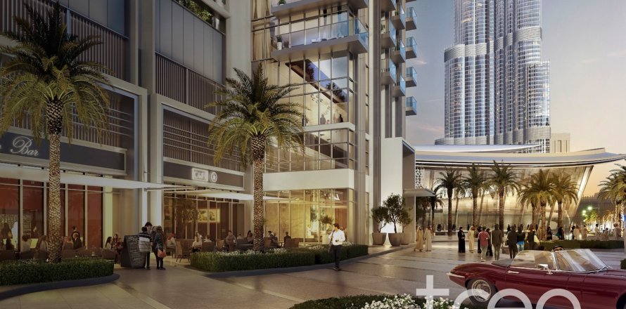 Huoneisto Downtown Dubai (Downtown Burj Dubai), Arabiemiraatit 2 makuuhuonetta, 119.47 m2 № 741067
