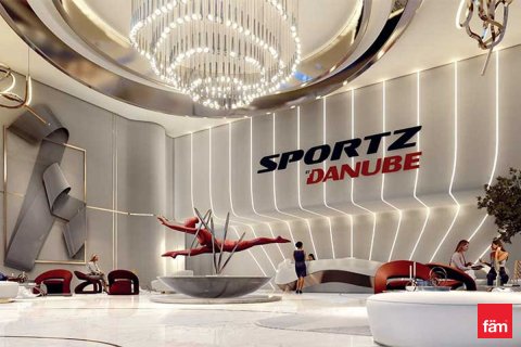 Leilighet i Dubai Sports City, Dubai, Emiratene 1 soverom, 62.9 kvm nr. 727564