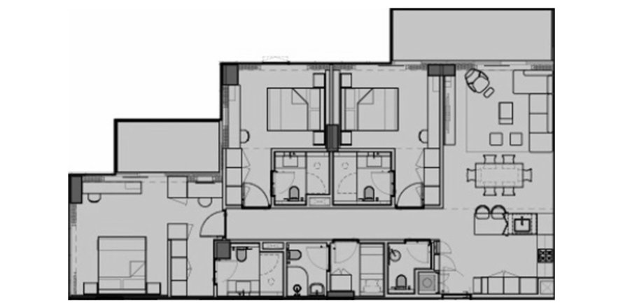Appartamento a Dubai Waterfront, Dubai, EAU 3 camere da letto, 158 mq. № 650509