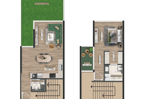 Apartman u Dubai, UAE 1 spavaća soba, 79 m2 Br. 690299 - fotografija 7