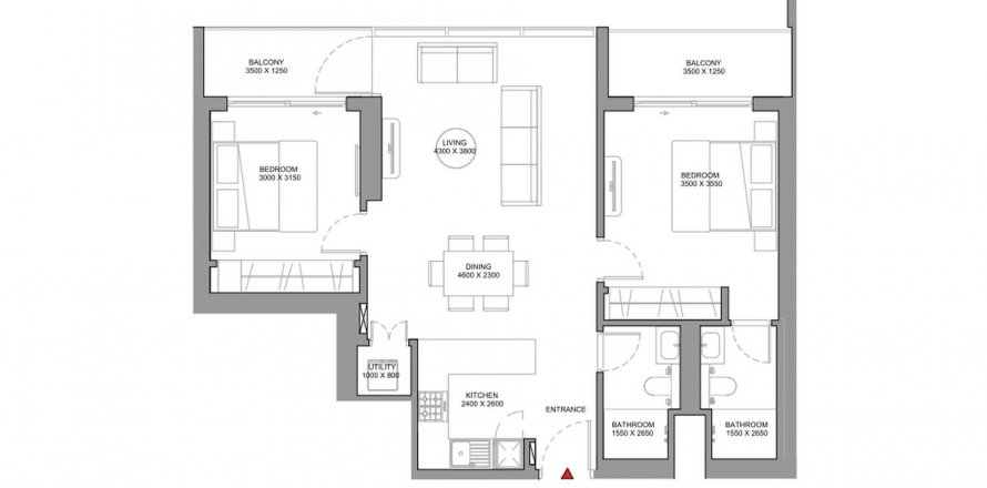 Apartamento ALTAI TOWER em Motor City, Dubai, EAU 2 quartos, 93.67 m2 № 430311