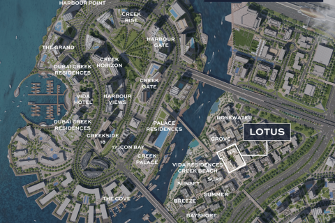 Appartamento in vendita a Dubai Creek Harbour (The Lagoons), Dubai, EAU 1 camera da letto, 62 mq. № 704937 - foto 5