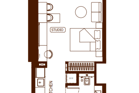 Apartman u Binghatti Hill Views u Al Barsha, Dubai, UAE 1 soba, 36 m2 Br. 728597 - fotografija 22