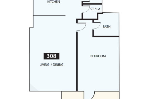 Huoneisto Majan, Dubai, Arabiemiraatit 1 huone, 40 m2 № 732629 - kuva 6