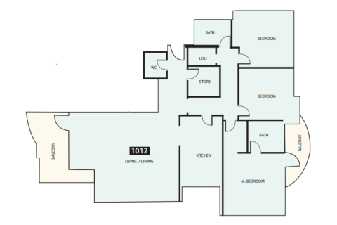 Huoneisto Majan, Dubai, Arabiemiraatit 1 huone, 40 m2 № 732629 - kuva 7