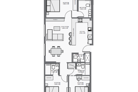 Downtown Jebel Ali, Dubai, BAE’de satılık daire 1 oda, 34 m² No 732623 - fotoğraf 6
