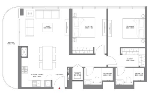 Umm Al Quwain, UAE의 판매용 아파트 침실 1개, 48제곱미터 번호 728609 - 사진 13