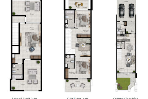 Townhouse sa Jumeirah Village Circle, Dubai, UAE 3 silid-tulugan, 295 sq.m. № 689748 - larawan 2