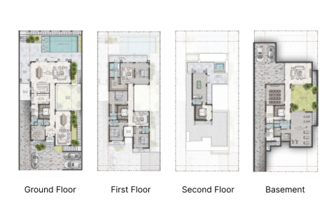 Vila u Dubai Land, UAE 4 spavaćih soba, 206 m2 Br. 689745 - fotografija 13