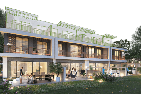 DAMAC Hills (Akoya by DAMAC), Dubai, संयुक्त अरब अमीरात में टाउनहाउस, 3 बेडरूम, 185 वर्ग मीटर, संख्या 689750 - फ़ोटो 3