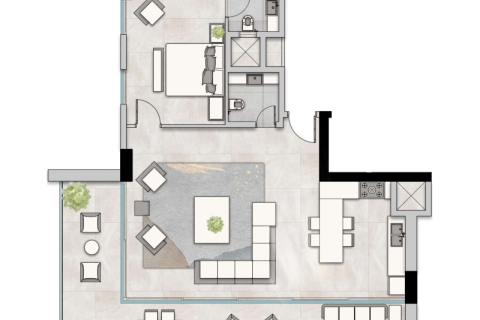 Apartman u gradu Al Zorah, Ajman, UAE 1 soba, 56 m2 Br. 690108 - Slika 8
