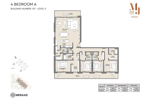 Apartment sa JOMANA sa Umm Suqeim, Dubai, UAE 1 silid-tulugan, 74 sq.m. № 704901 - larawan 12