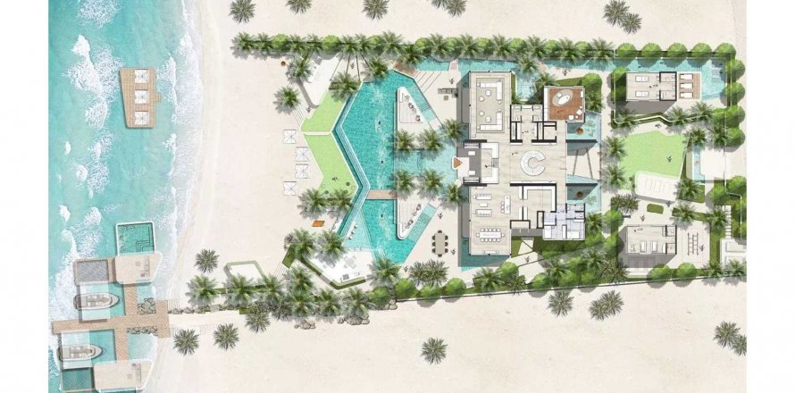 The World Islands、Dubai、UAEにあるヴィラ 7ベッドルーム、1544.05 m2 No372116