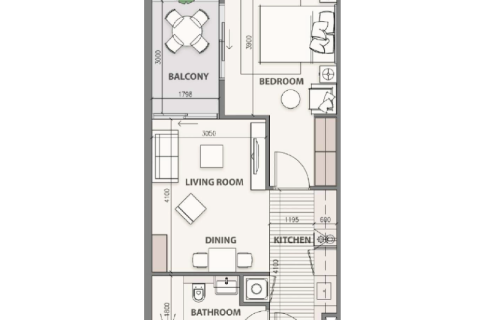 Apartamento en venta en Jumeirah Village Circle, Dubai, EAU 1 habitación, 37 m2 № 690157 - foto 4