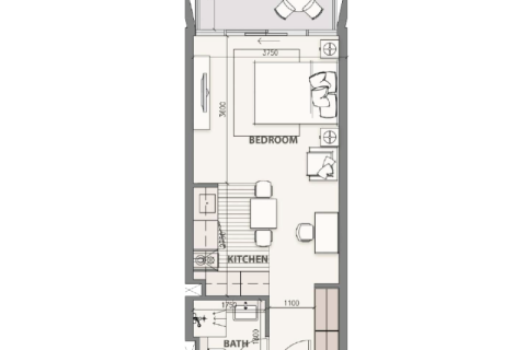 Apartamento en venta en Jumeirah Village Circle, Dubai, EAU 1 habitación, 37 m2 № 690157 - foto 3