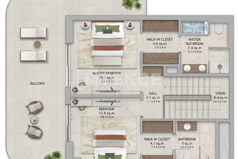 Byt v Dubai Land, SAE 2 ložnice, 152 m² Č.: 513000 - fotografie 25