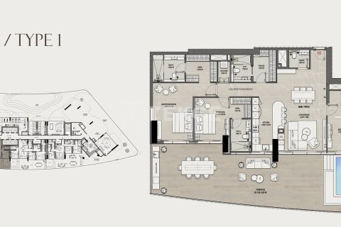 Apartment sa Majan, Dubai, UAE 1 silid-tulugan, 81 sq.m. № 730777 - larawan 24