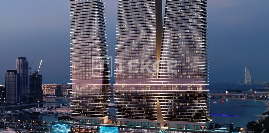Apartament în Dubai Harbour, Dubai, EAU 2 dormitoare, 159 mp.  №699559