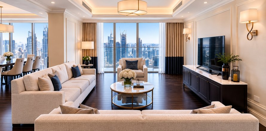 Apartament në Downtown Dubai (Downtown Burj Dubai), Emiratet e Bashkuara Arabe 4 dhoma gjumi, 263.85 m2. № 750574