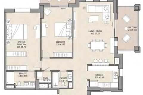 Appartamento in vendita a Umm Suqeim, Dubai, EAU 1 camera da letto, 76 mq. № 690114 - foto 6