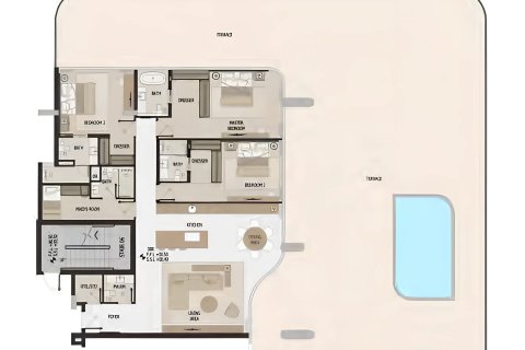 Apartament në Palm Jumeirah, Dubai, Emiratet e Bashkuara Arabe 2 dhoma gjumi, 181 m2. № 690111 - Foto 6