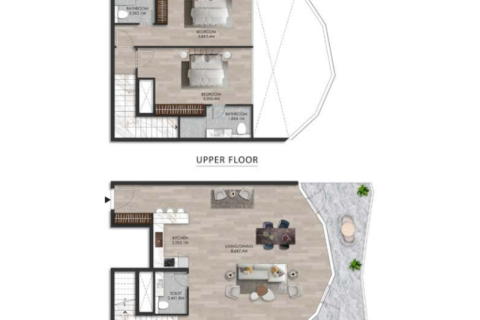 Huoneisto Al Marjan Island, Ras Al Khaimah, Arabiemiraatit 1 huone, 81 m2 № 690116 - kuva 6