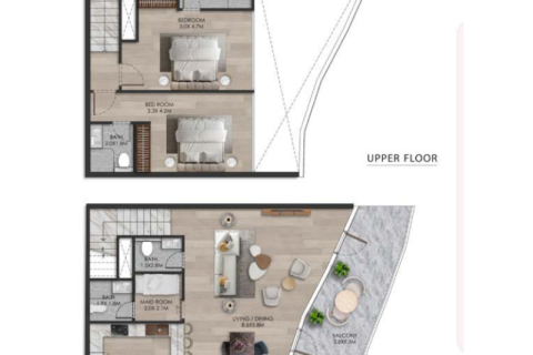 Huoneisto Al Marjan Island, Ras Al Khaimah, Arabiemiraatit 1 huone, 81 m2 № 690116 - kuva 5
