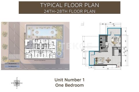 Dzīvoklis Jumeirah Village Triangle, Dubaijā, AAE 1 istaba, 35 m2 Nr. 735999 - attēls 17