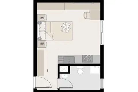 Apartmen di Dubai South (Dubai World Central), UAE 1 bilik, 33 meter persegi № 728403 - foto 15