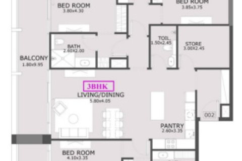 Apartment in Dubai Land, UAE 1 bedroom, 76 sq.m. № 728399 - photo 22