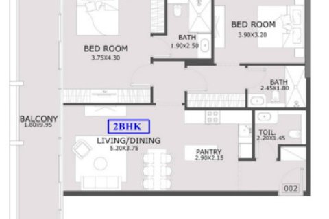 Apartment in Dubai Land, UAE 1 bedroom, 76 sq.m. № 728399 - photo 21